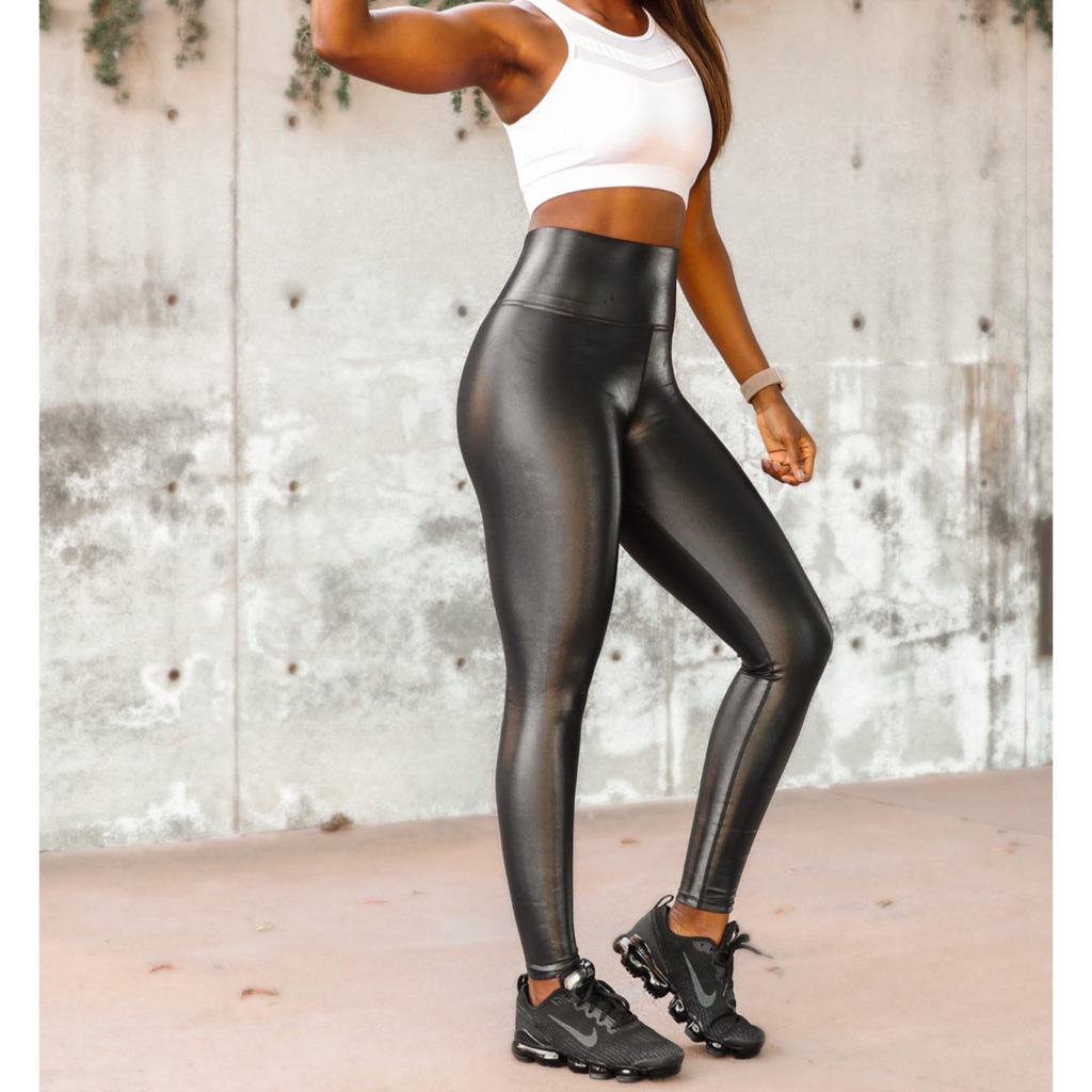 Carbon38 High Rise 7/8 Legging In Takara Shine